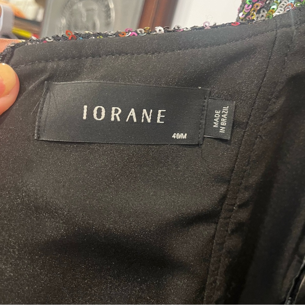 Iorane Multi Color Sequin Party Dress - image 3